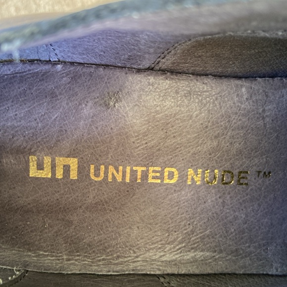 NWOB United Nude Shoes Juko Flatform Black Lace Up Shoes Women's Size 6.5 - Picture 10 of 15